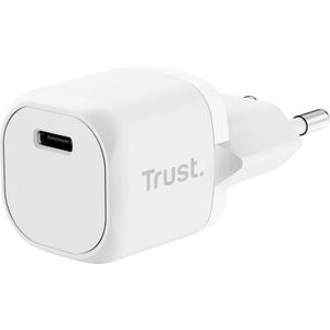 Trust Maxo - 20W USB-C Oplader - Fast Charge - Adapter – voor Telefoon Tablet – Wit