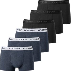 uncover by Schiesser Heren retro short / pant 6 pack Basic