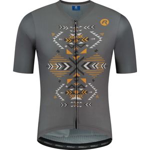 Rogelli Totem Fietsshirt - Korte Mouwen - Heren - Taupe - Maat XL