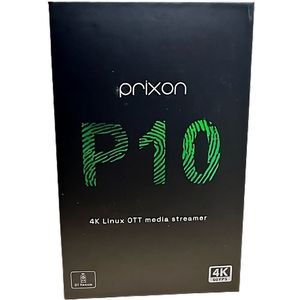 Prixon P10 BT 4K Linux IPTV Set Top Box met Bluetooth Afstandbediening
