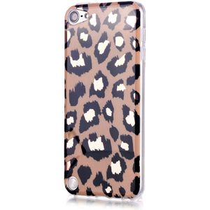 Peachy Luipaardprint TPU hoesje voor iPod Touch 5, 6 en 7 - beige