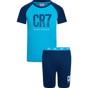CR7 Pyjama korte broek - 724 Blue - maat 110/116 (110-116) - Jongens Kinderen - 100% katoen- 8770-41-724-110-116