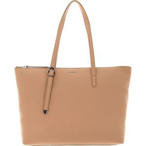 COCCINELLE Leren Schoudertas Coccinelle Gleen Handbag Toasted Beige