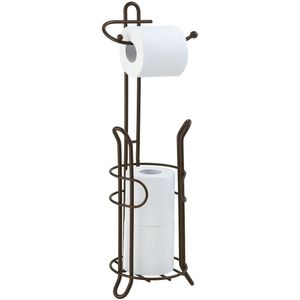 LCUS SunnyPoint toiletrolhouder met reserve, verchroomd 19,5 cm L x 18 cm B x 60 cm H brons