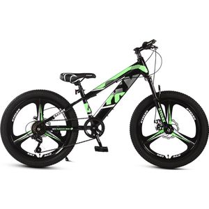 Cyclux New Fashion Bike Jongensfiets Mtb 22 Inch 7 Speed Shimano Groen