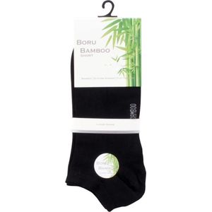 Bamboo Sokken 2 Pack Short 2303 (Zwart) - zwart - 36-40