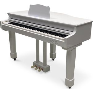 Bolan GP-1 digitale vleugel wit hoogglans - babyvleugel - elektrische piano 88 toetsen - gewogen toetsen - bluetooth verbinden met mp3 en midi