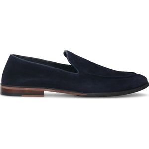 Sacha - Heren - Donkerblauwe suède loafers - Maat 42