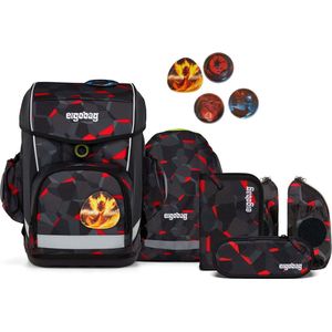 ergobag Schooltas accessoires Cubo Light Set 6-delig TaekBärdo Zwart