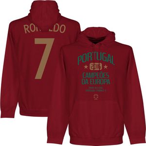 Portugal Ronaldo Euro 2016 Winners Hooded Sweater - XL