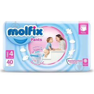 Molfix 4 Maxi Pants- 9-14 KG - 120 luiers - (3 x 40) - Maandbox