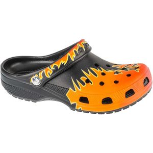Crocs Classic Flames Clog, Mannen, Zwart, Slippers, maat: 38/39