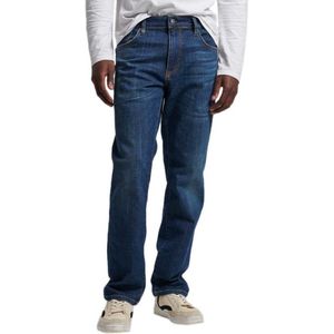 SUPERDRY Vintage Slim Straight Jeans - Heren - Jefferson Ink Vintage - W34 X L32