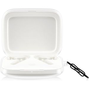 kwmobile Earphones Case Compatible with OnePlus Buds Pro 2 - Crystal TPU Two-Part Earbuds Case - Transparent