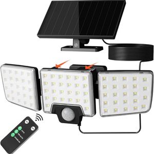 Equivera Solar Buitenlamp met Bewegingssensor - Solar Buitenlamp met Bewegingssensor -Solar Lamp - Lamp met Bewegingssenor - Buitenlamp met Bewegingssenor - Solar Buitenlamp
