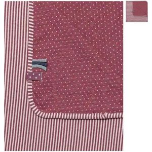 Baby Deken Organic Katoen Bordeaux (Organic Baby Cotton Blanket Bordeaux)