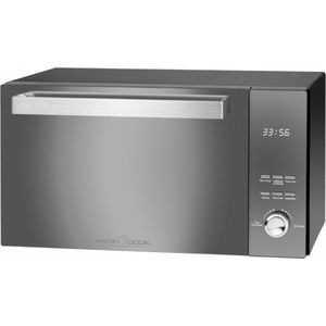 ProfiCook PC-MWG 1204, Aanrecht, Grill-magnetron, 23 l, 800 W, Knoppen, Draaiknop, Spiegel, Roestvrijstaal