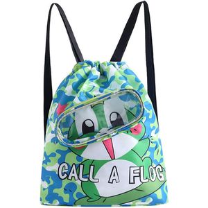 Unyqoos® Waterbestendige Zwemtas voor Kinderen met Cartoon Design en Afzonderlijk Schoenenvak