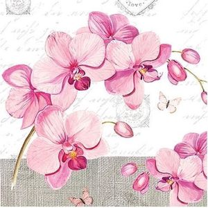 Ambiente Orchids With Love papieren servetten