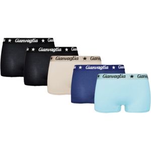 Dames Onderbroek Katoen - Boxershort 5-pack - Korte Pijp - Maat XL - Meerder Kleuren