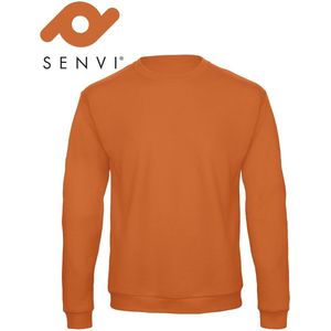 Senvi Basic Sweater (Kleur: Oranje) - (Maat M)