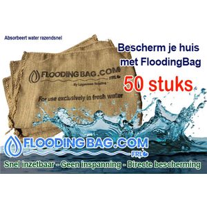 Zandloze Zandzak - Absorberende Waterzak tegen Overstroming, Lekkage & Waterschade - Anti-Overstroming Flooding Bag - Wijkpakket - Noodpakket