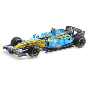 Renault F1 Team R26, Alonso, Brazil GP 2006, World Champion - 1:18 - Minichamps