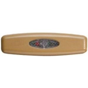 Relco LED snoerdimmer 4-100 Watt - 230 Volt Push Goud 83 x 22 x 22 mm