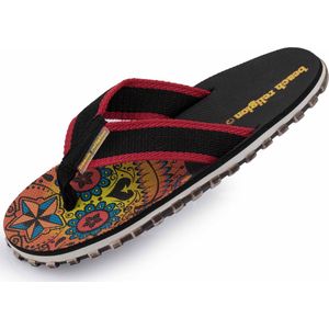 Women's flip flops religion skulls, 38