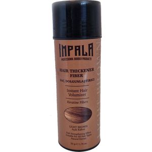 Impala Hair Thickener Fiber Light Brown - Poeder - Licht Bruin
