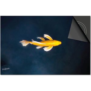 Inductie beschermer 77x51 - afdekplaat inductie mat - Dietrix Kookplaat beschermer - DELUXE - Under the Sea - Vis Geel