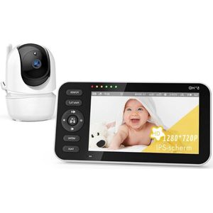 Babyfoon - Babyfoon Monitor Met Nachtzicht - Huisdier Camera - Baby Camera Met Temperatuurbewaking - Draagbare Babyfoon Met Camera Bestverkocht - Babyfoon Met Scherm