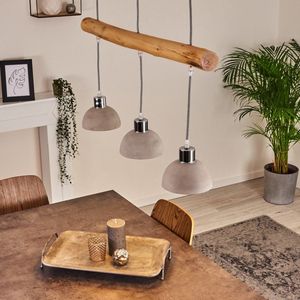 Belanian.nl -  Deens hanglamp mat nikkel, 3-lichtbronnen,loft hanglamp,Scandinavisch Boho-stijl  E27 fitting  hanglamp, Eetkamer, galerij hanglamp,slaapkamer, woonkamer hanglamp