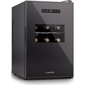 Klarstein Silent Vino 15 Uno Wijnkoelkast 39 l / 15 fl 5-18 °C Touch