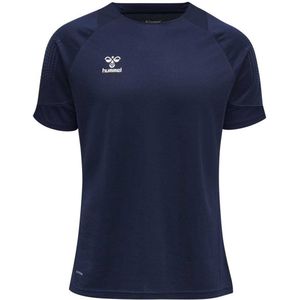 Hummel Lead Poly T-shirt Met Korte Mouwen Blauw L Man