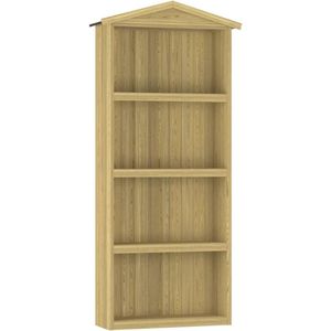 ApexArte® Tuinkast - Tuinkist - Tuinkasten voor Buiten - Tuinberging - Kunststof - Natuurlijk
