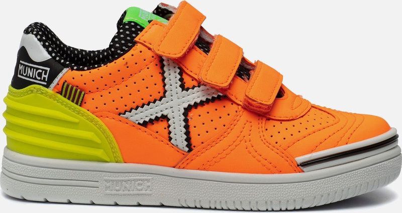 Munich Munich Sneakers oranje Imitatieleer - Maat 28