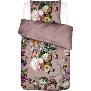 ESSENZA Fleur Dekbedovertrek Woodrose - Lits-Jumeaux XL – 260x200/220 cm