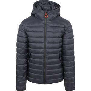 Superdry Hooded Fuji Sport Padded Jkt Heren Jas - Eclipse Navy - Maat M