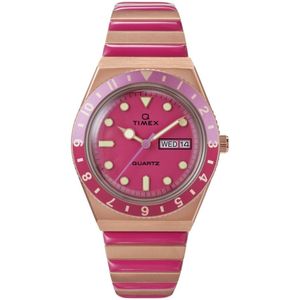 Timex Q Timex Kwarts Analoog Horloge Roze Case: 100% Stainless Steel | Armband: 100% Stainless Steel 36 mm TW2W41000AJ, TW2W41100AJ