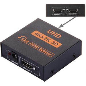 Let op type!! Mini 1x2 Splitter HDMI Versie 1.3