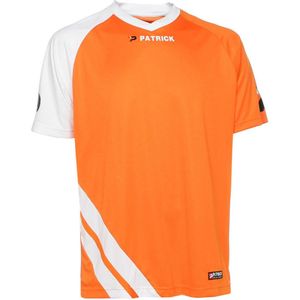 Patrick Victory Shirt Korte Mouw Heren - Oranje / Wit | Maat: XXL