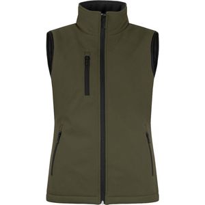 Clique Padded Softshell Vest Women 020959 - Mistgroen - L
