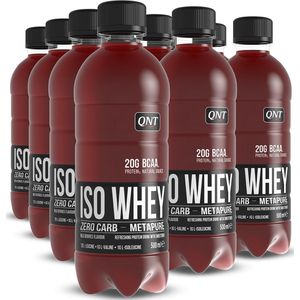 QNT - ISO WHEY drink (12 x 500ml) metapure zero carb - smaak: Wilde Bessen