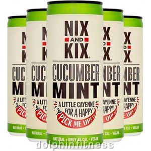 Nix and Kix Cucumber & mint 25 cl per blik, tray 24 blikken