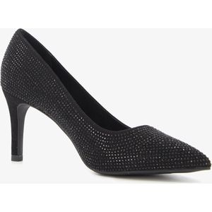 Nova dames pumps met strass-steentjes - Zwart - Maat 41