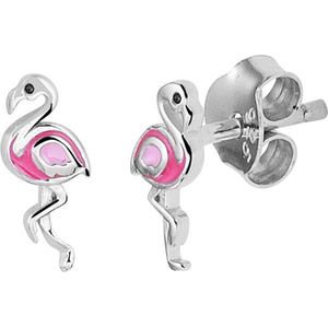 Yep! Oorknoppen Flamingo - Zilver