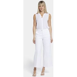 NYDJ Mona Wide Leg Trouser Wit Gekleurde Denim