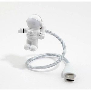 BaykaDecor - Unieke Astronaut Leeslampje - USB LED Verlichting - Cadeau - Kinderkamer Decoratie - Woondecoratie - Multifunctioneel