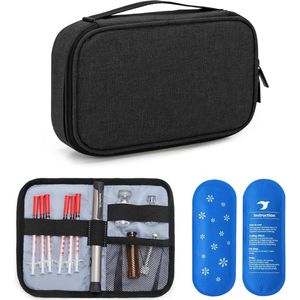 Insuline Cooler Travel Case voor Diabetici - Praktische Organizer met IJspakken